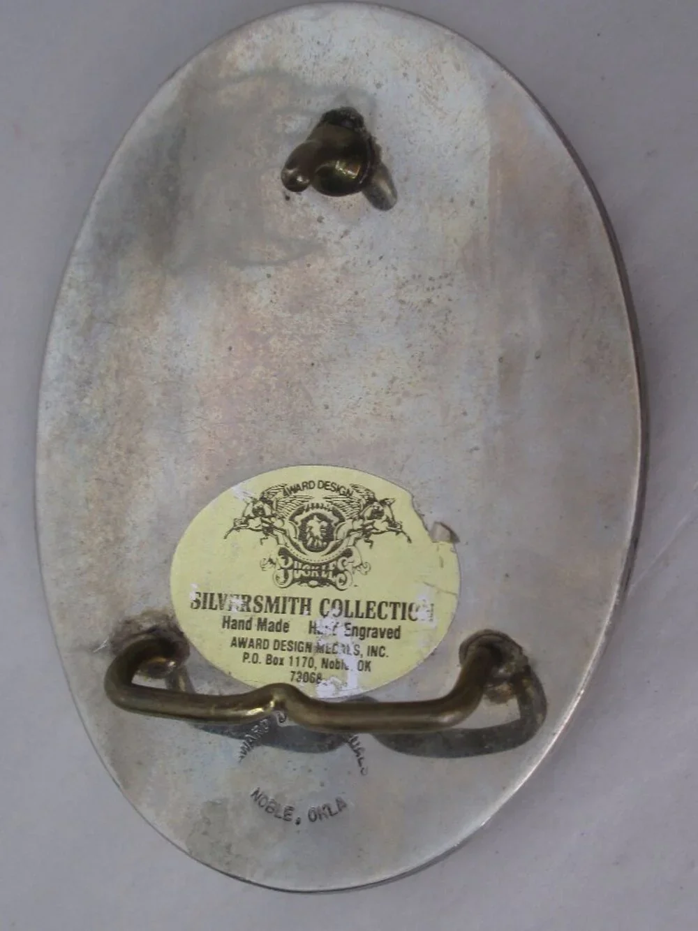 ADM Arkanasas Award Design Metals Silversmith Collection Hand Engraved Vintage